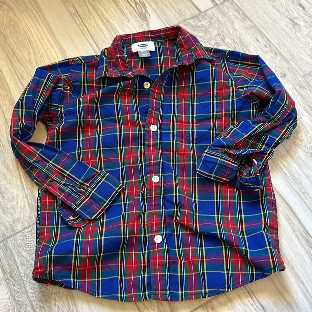 • Old Navy plaid button down shirt, 5 •